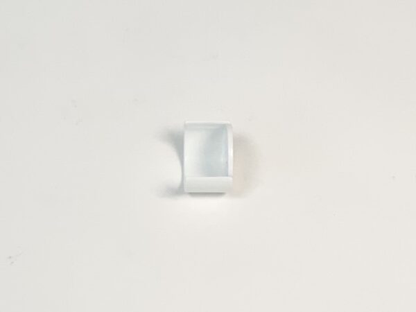 Buissteun half open met diameter Ø32 mm in RAL 9010 wit