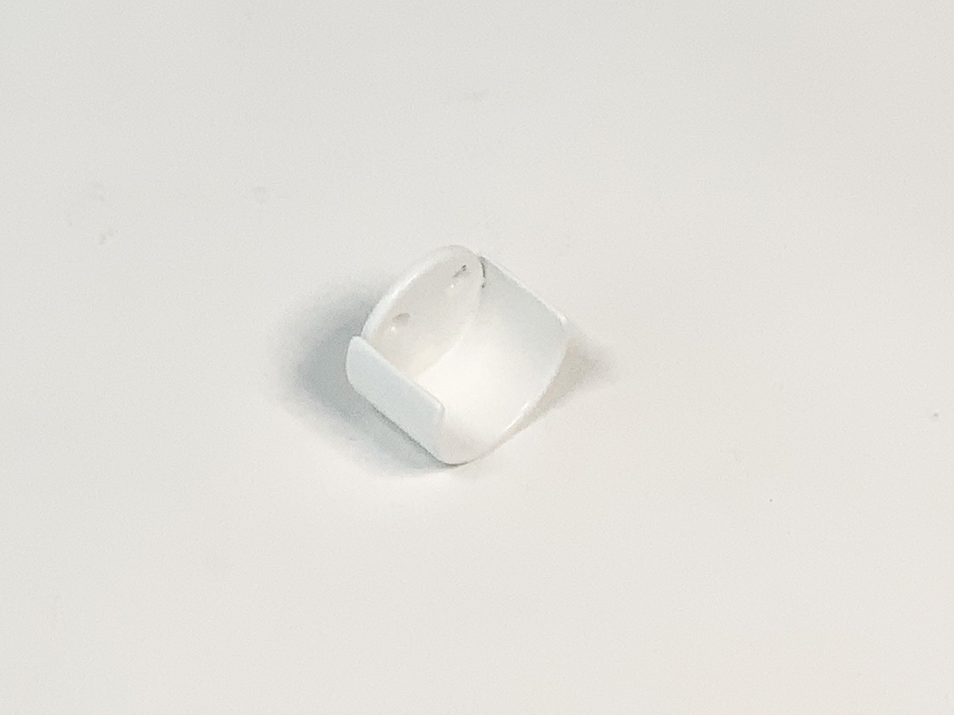 Flens half open wit Ø32 mm