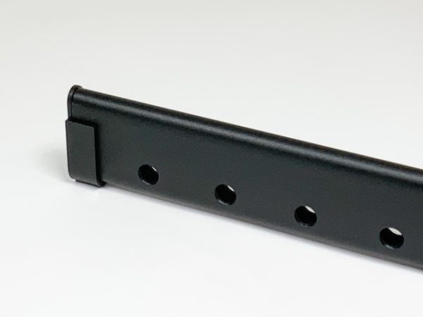 Buissteun ovaal voor garderobebuis met kledinghanger openingen in 60x15 mm.