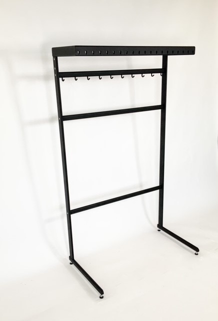Staande garderobe met 11 kledinghangers
