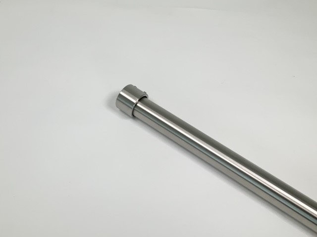 Garderobestang in RVS-INOX 304 blind