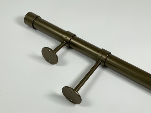 Afstandsteun brons Ø32 mm – 8 cm tot hart buis - Afbeelding 3