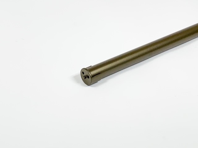 Garderobestang voor flens half open brons Ø25.4 mm - Afbeelding 4