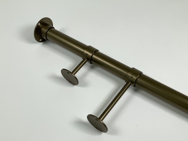 Afstandsteun brons Ø32 mm – 8 cm tot hart buis - Afbeelding 2