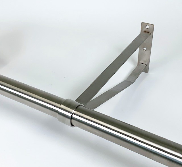 Garderobestang in RVS-INOX 304 blind - Afbeelding 6