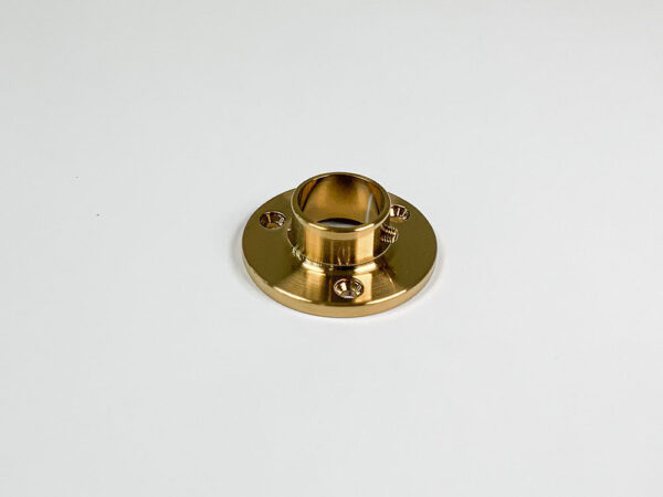 De buissteun rozet messing MAT is een kwalitatief zeer hoogwaardig product met een exclusieve matte finish.