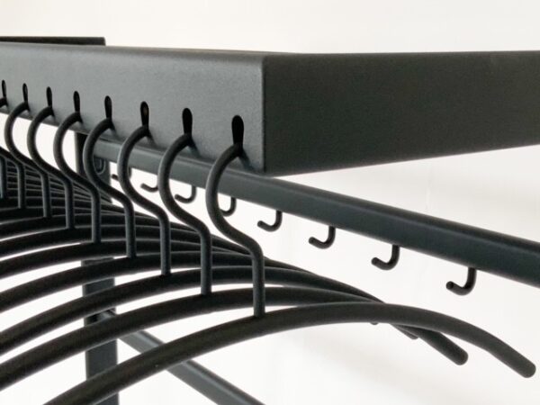 Staande garderobe met 11 kledinghangers